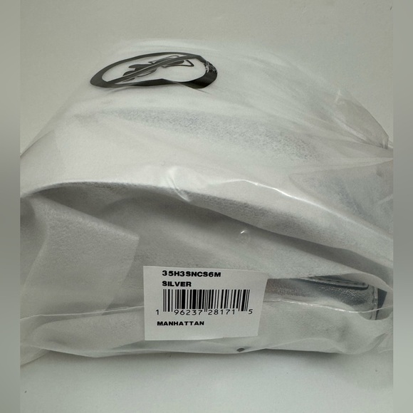 Michael Kors Medium Metallic Satchel - Picture 7 of 7